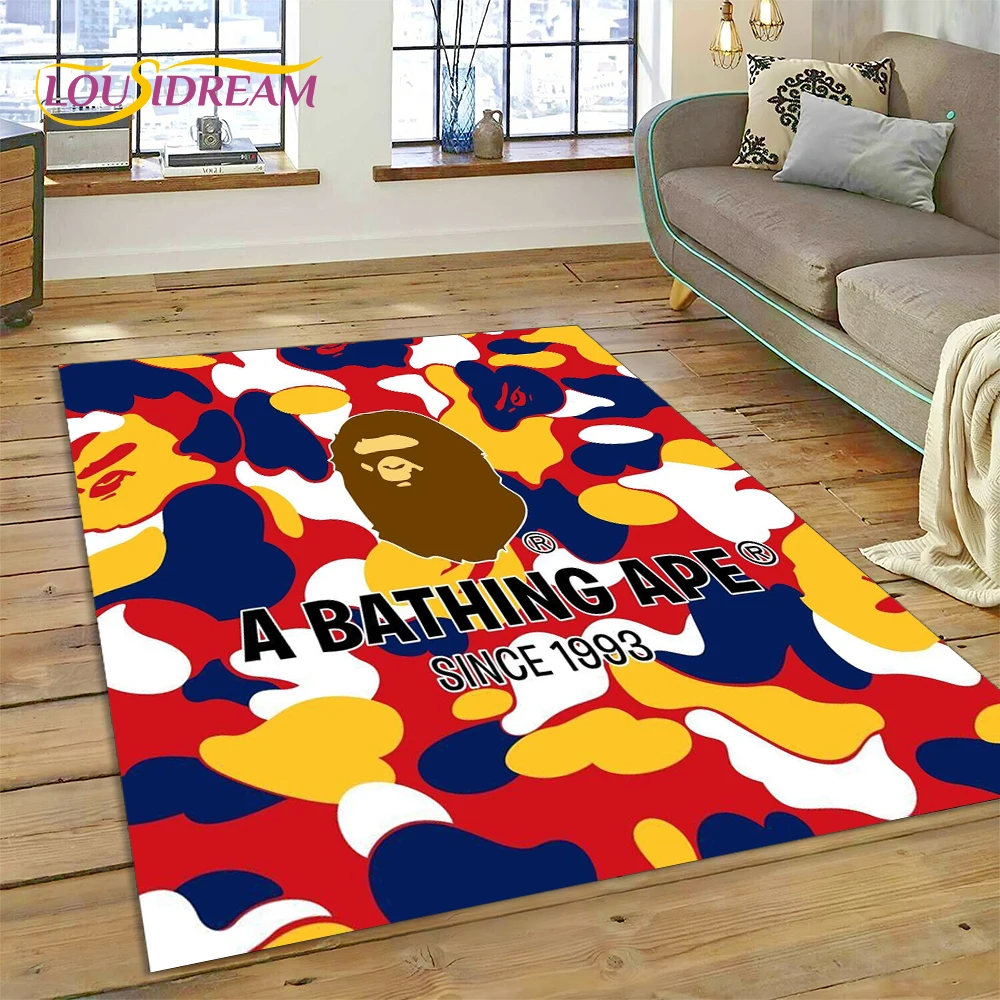Home Decor Game Online - 3D Printing B-BAPE Fashion Carpet Rug