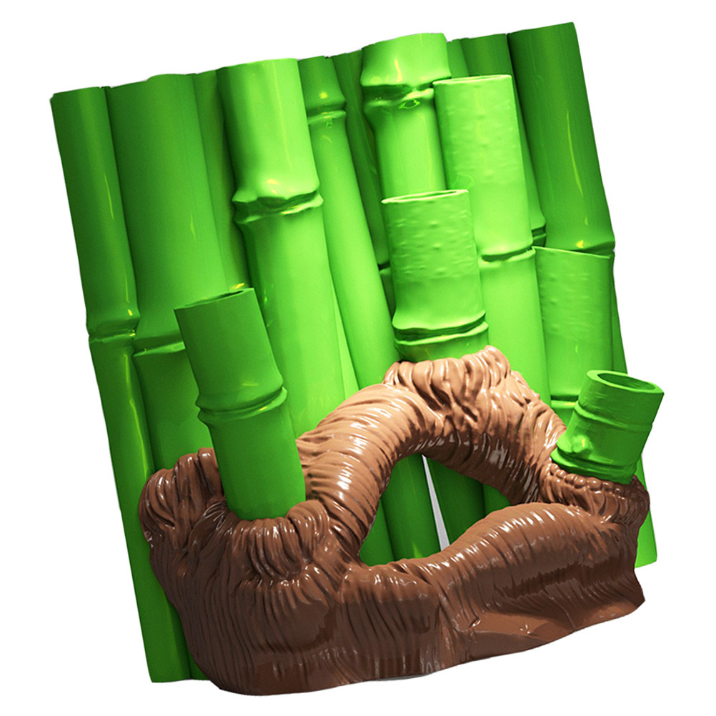 Home Decor Habitat - 1Pcs 3D Bamboo Resin Fish Tank