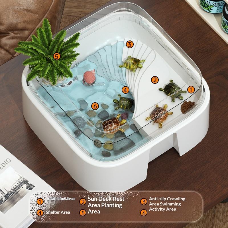 New Transparent Turtle Tank Ho - огляд і ціна Home Decor Habitat