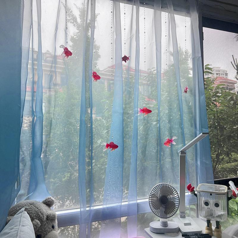 Light Blue Solid Sheer Voile W - огляд і ціна Home Decor Wall Panels