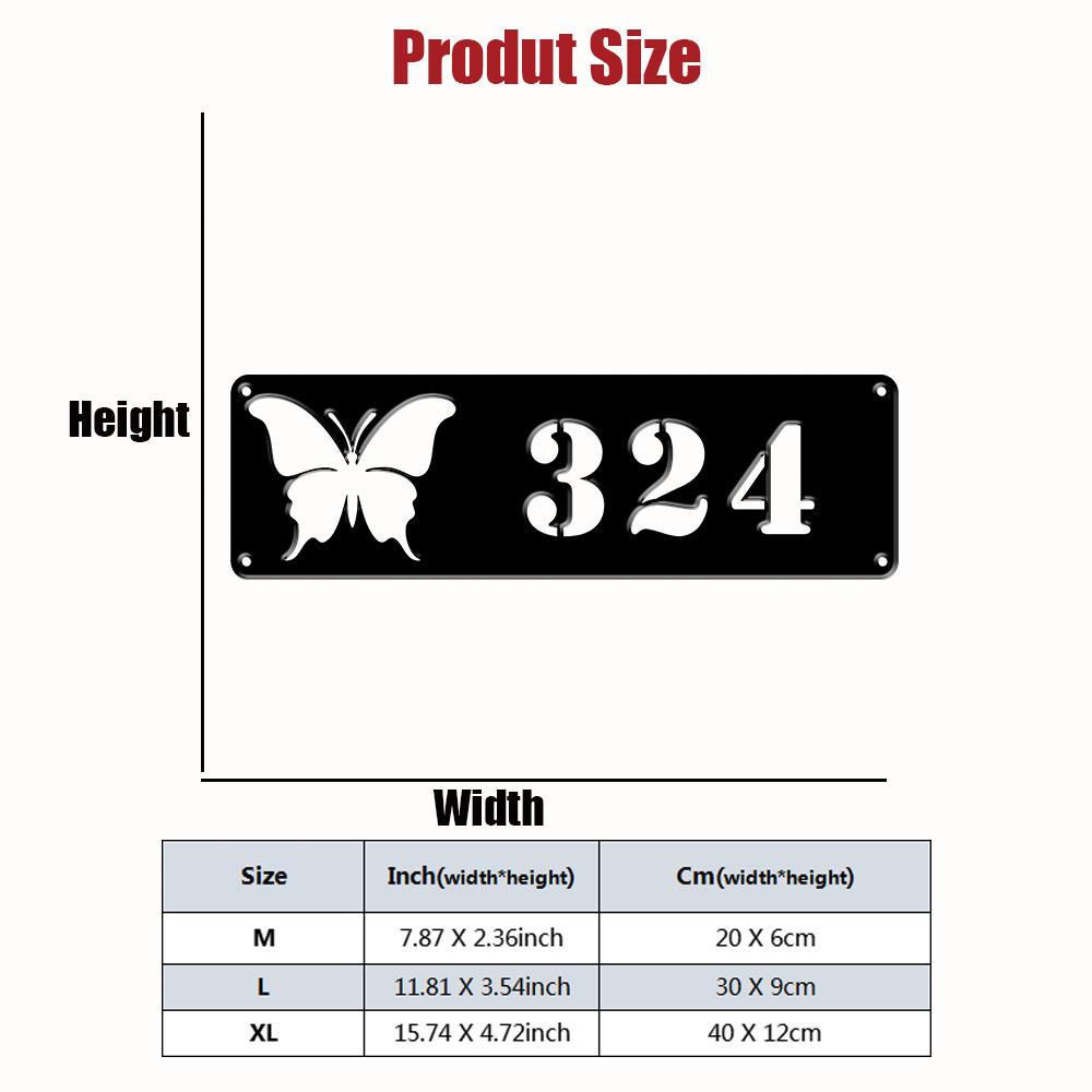 1pc Custom butterfly Metal Hou - огляд і ціна Home Decor Outdoor