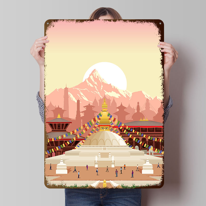 Kathmandu Travel Print Printin - огляд і ціна Home Decor Kathmandu