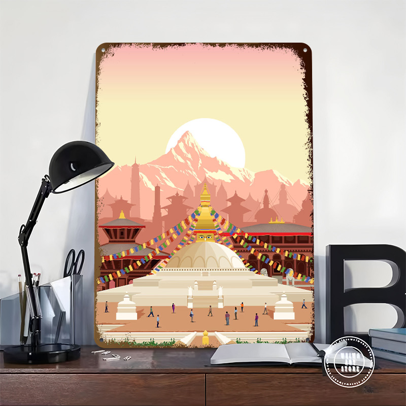 Kathmandu Travel Print Printin - огляд і ціна Home Decor Kathmandu