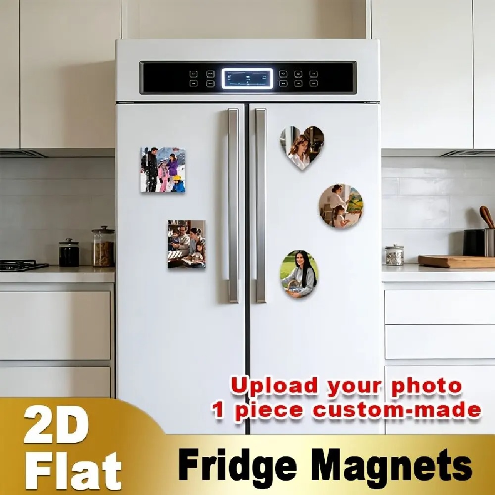 Custom Photo Fridge Magnet 2D  - огляд і ціна Home Decor Xmas