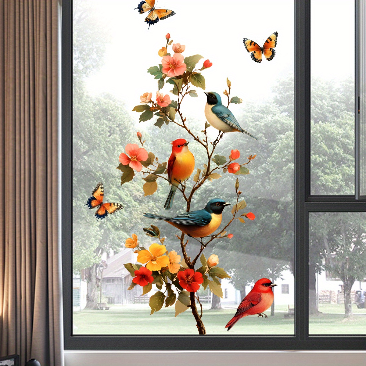 1 Piece of Pastoral Flower and - огляд і ціна Home Decor Window Blinds