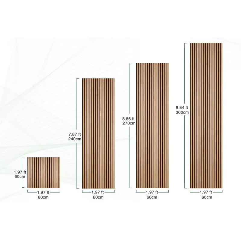 Best Selling Wooden Slatted Ac - огляд і ціна Home Decor Wall Panels