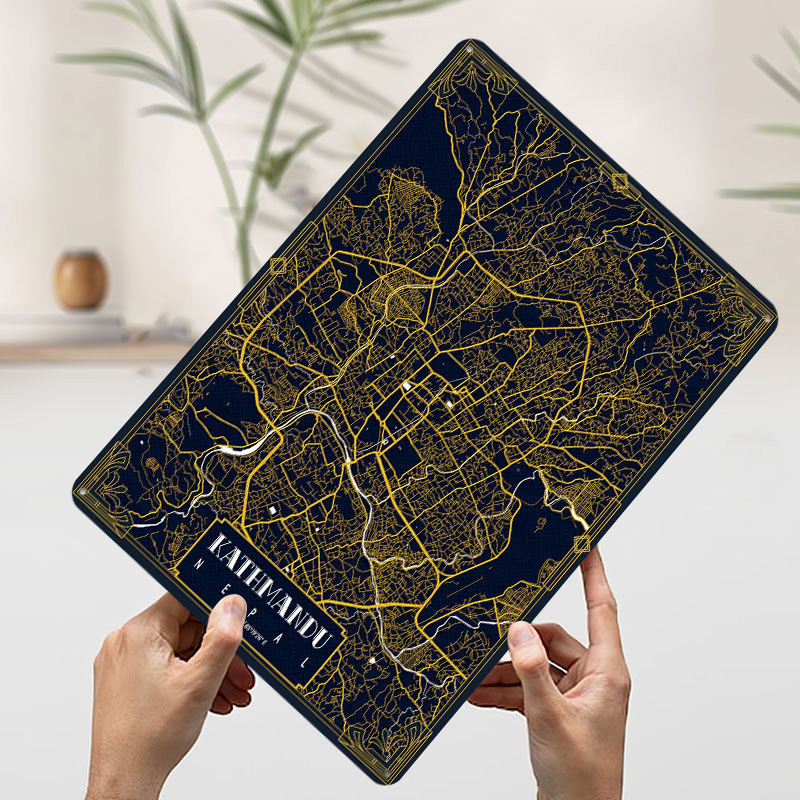 Kathmandu City Map Gold 3D Tex - огляд і ціна Home Decor Kathmandu