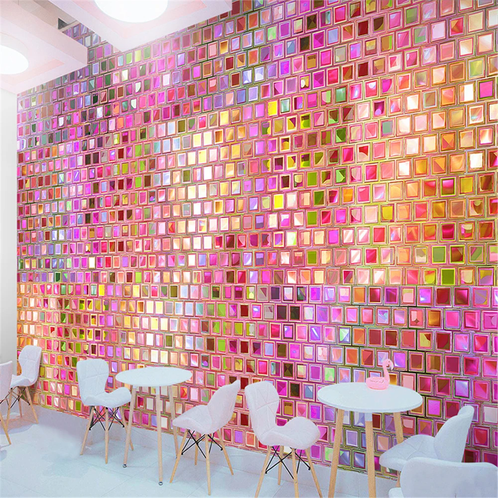 Custom Colored mosaic wallpape - огляд і ціна Home Decor Online Shopping