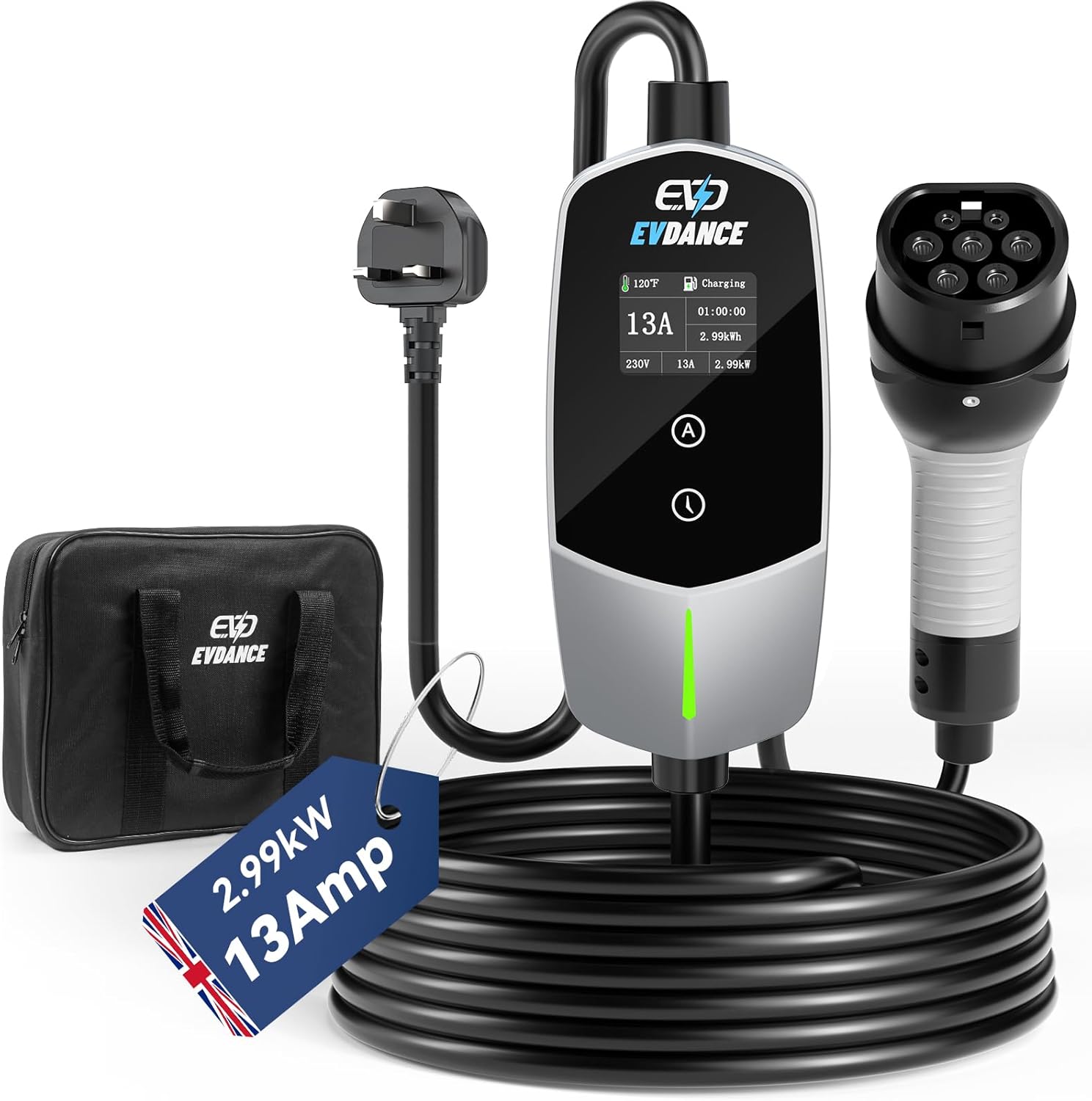 EVDANCE Portable EV Charger Ty - огляд і ціна Home Decor Uk