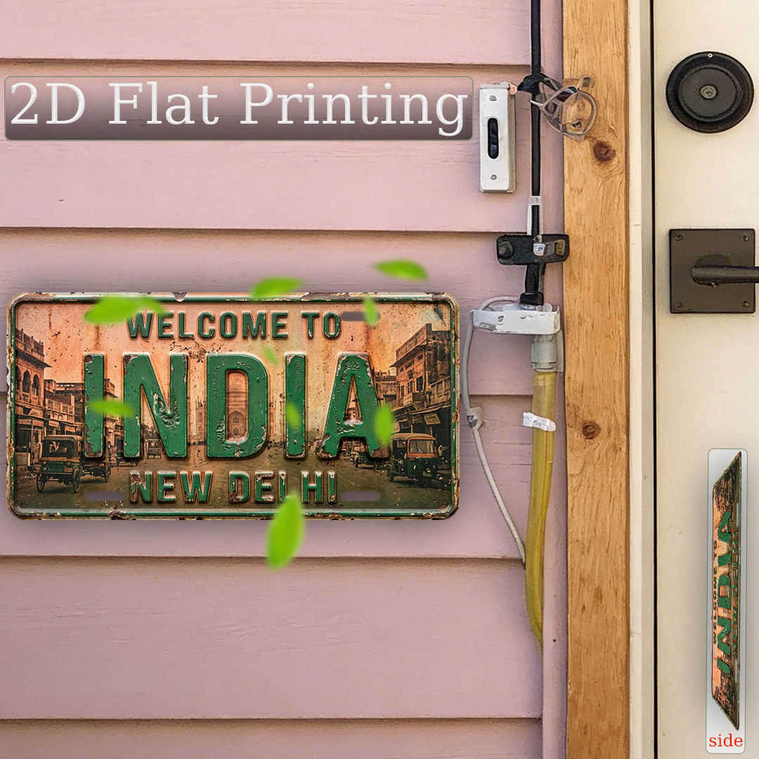 2D Flat Printing, 1pc, Retro P - огляд і ціна Home Decor Delhi