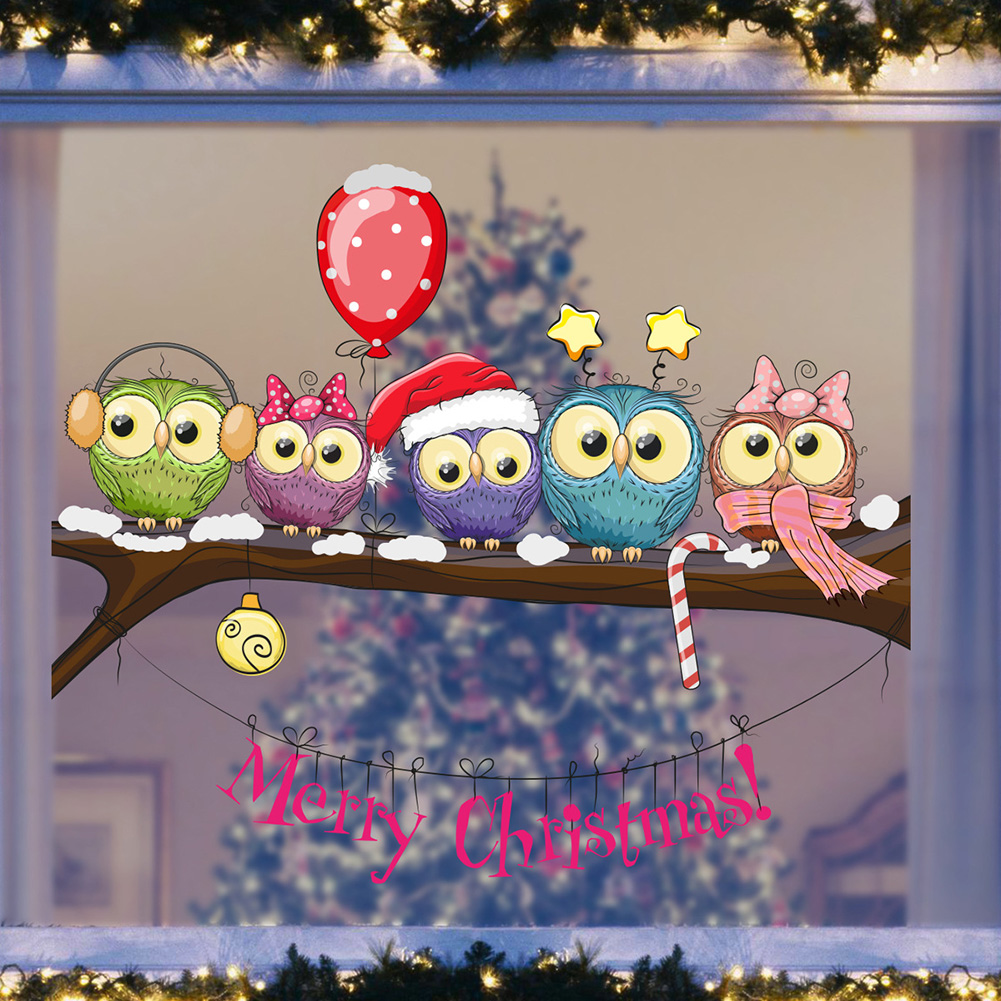 Christmas Owl On Branch Wall S - огляд і ціна Home Decor Window Blinds