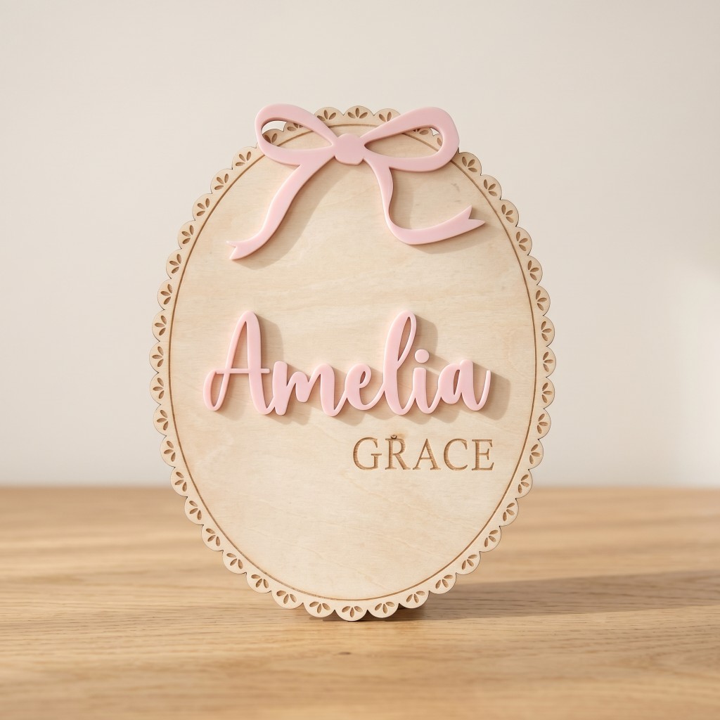 1Pc Custom Bow Lace Edge Baby  - огляд і ціна Home Decor Xmas