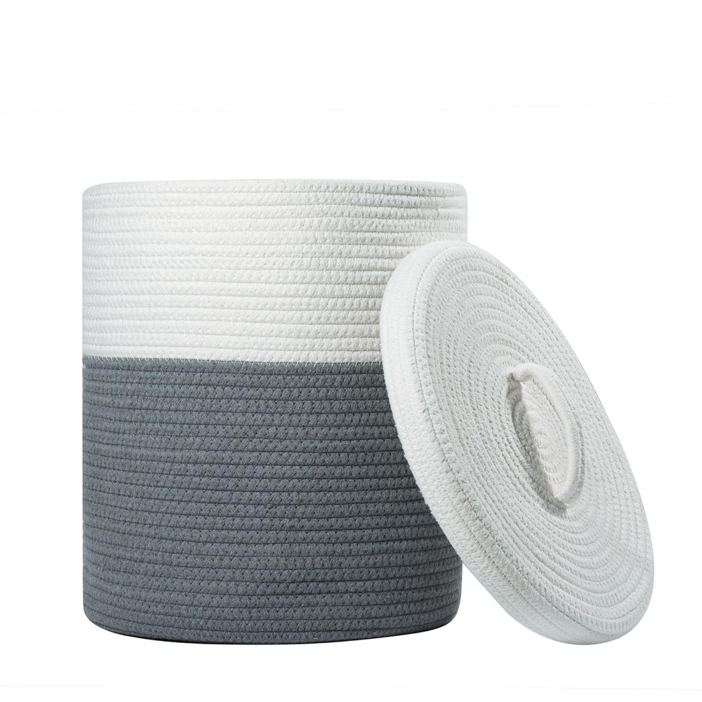 Cotton Rope Storage Basket wit - огляд і ціна Home Decor Hampers