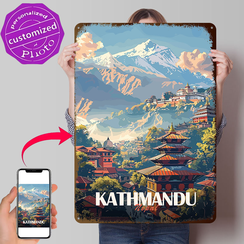 Kathmandu Nepal Cityscape Post - огляд і ціна Home Decor Kathmandu