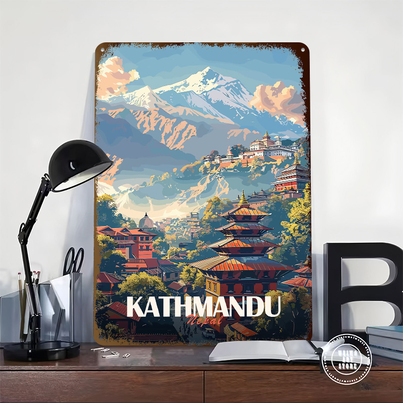 Kathmandu Nepal Cityscape Post - огляд і ціна Home Decor Kathmandu