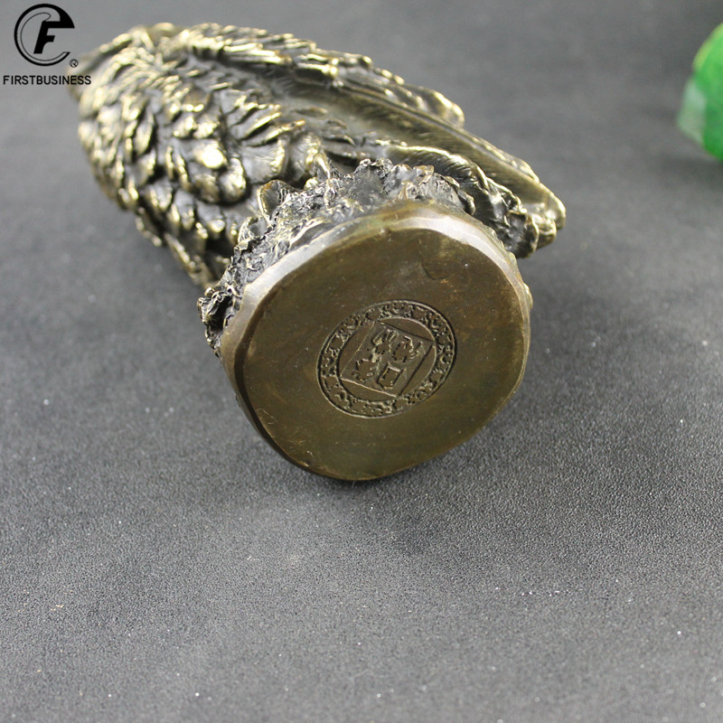 Antique Brass Standing Owl BIG - огляд і ціна Home Decor On Sale