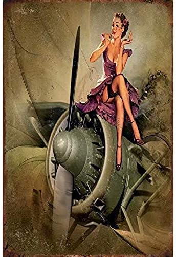 Vintage Tin Sign Military Pin  - огляд і ціна Home Decor Wall Panels
