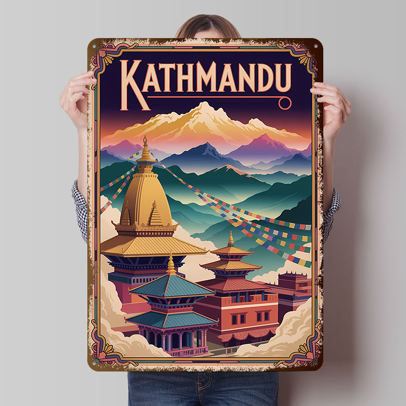 Kathmandu Travel Art Printing  - огляд і ціна Home Decor Kathmandu