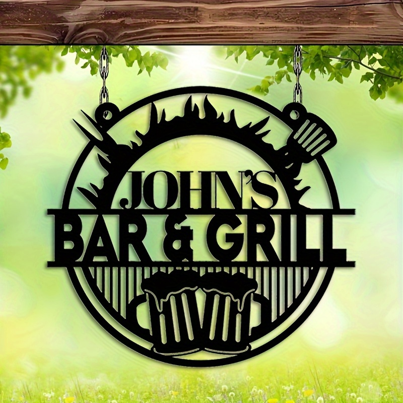 Customizable Wrought Iron Sign - огляд і ціна Home Decor Outdoor