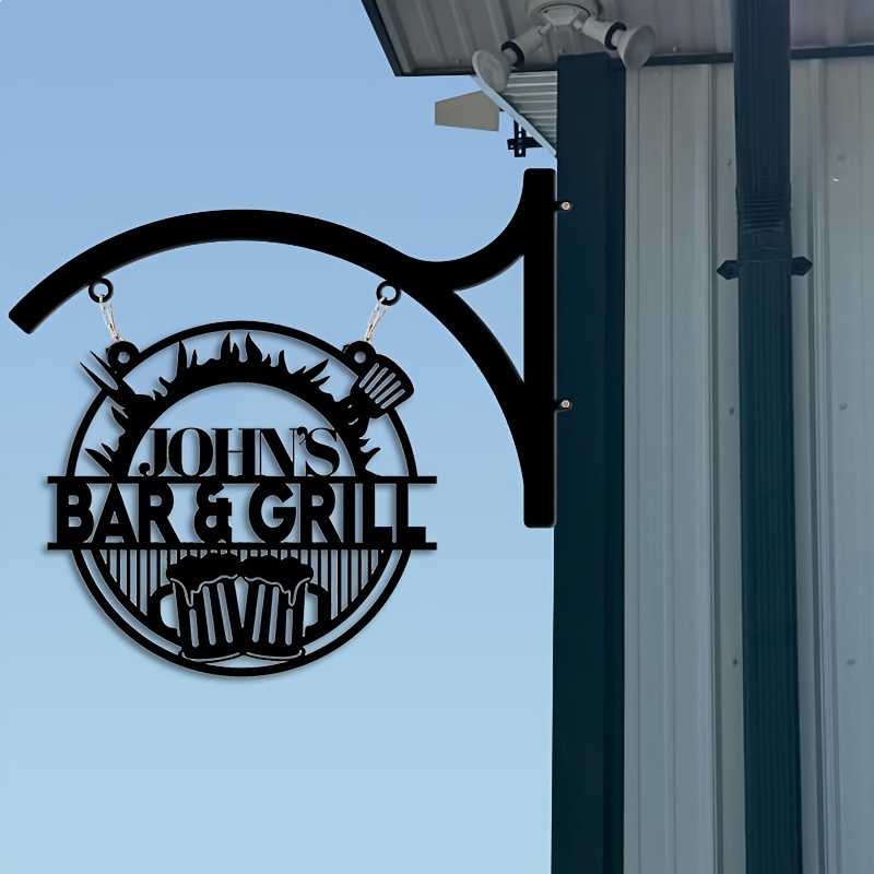 Customizable Wrought Iron Sign - огляд і ціна Home Decor Outdoor