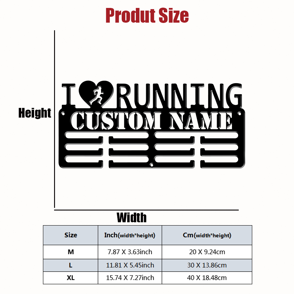Custom I Love Running Metal Me - огляд і ціна Home Decor Halloween