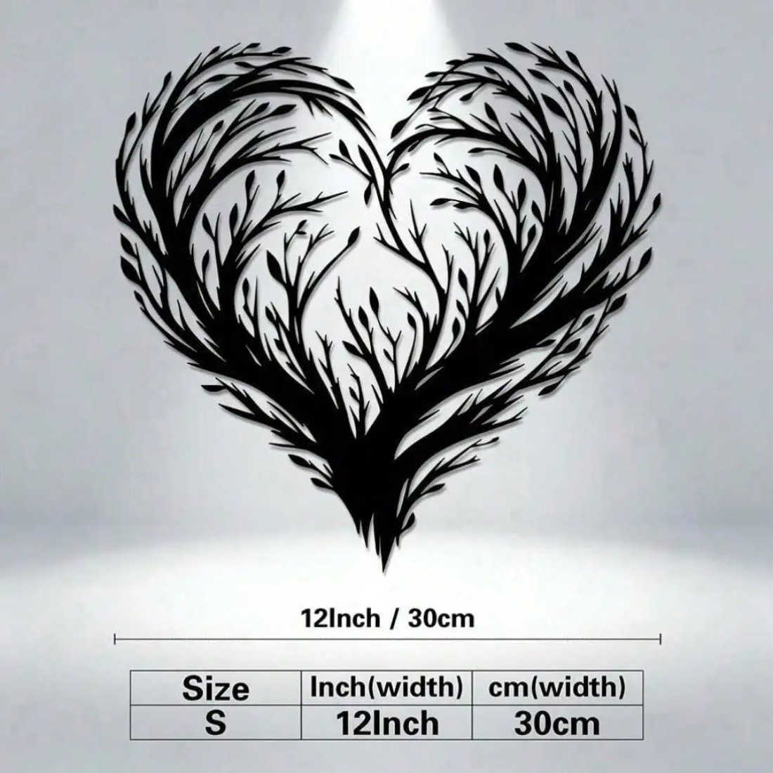 Heart Shaped Leaf Metal Wall A - огляд і ціна Home Decor Wall Panels