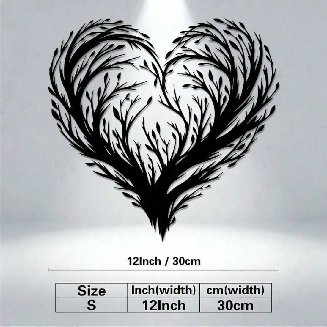 Heart Shaped Leaf Metal Wall A - огляд і ціна Home Decor Wall Panels