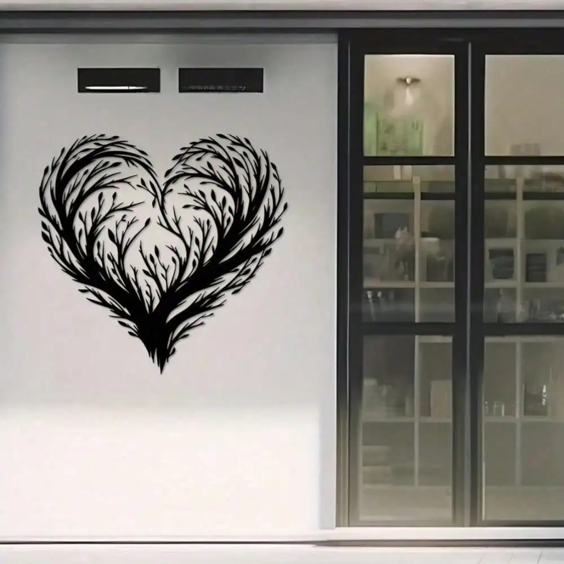 Heart Shaped Leaf Metal Wall A - огляд і ціна Home Decor Wall Panels