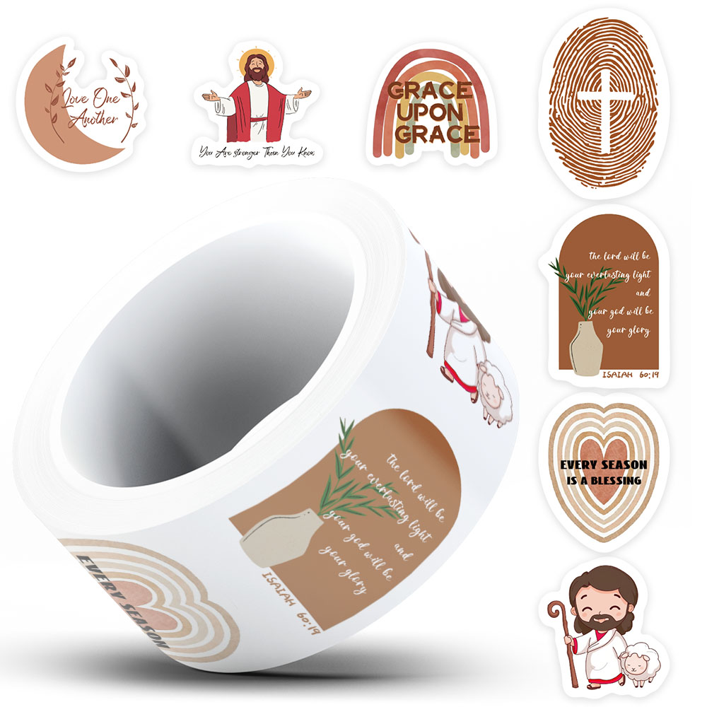 500pcs Jesus Bible Sticker For - огляд і ціна Home Decor Wall Panels
