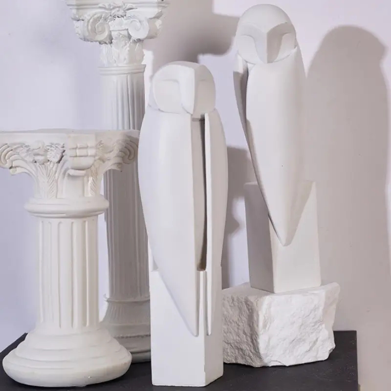 Minimalist Owll Statue Sculptu - огляд і ціна Home Decor On Sale