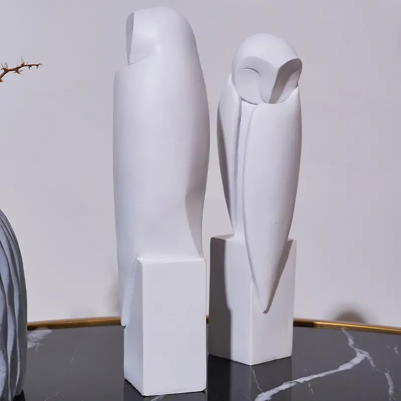 Minimalist Owll Statue Sculptu - огляд і ціна Home Decor On Sale