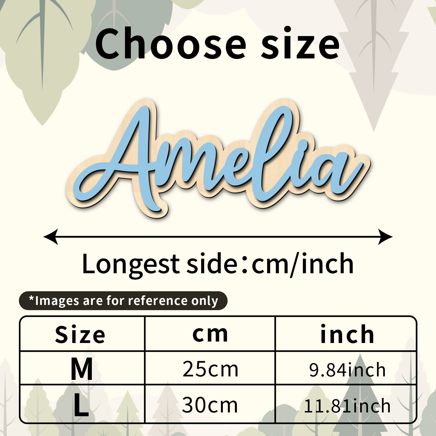 1pc Customized Wooden Name Dec - огляд і ціна Home Decor Xmas