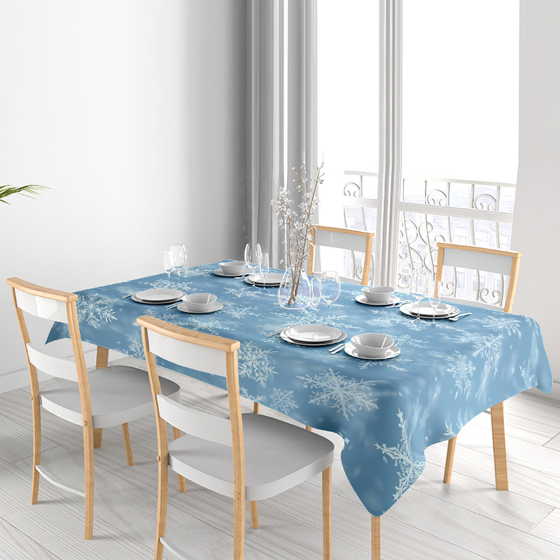 Snowflake Dining Tablecloth Wi - огляд і ціна Home Decor Online Shopping